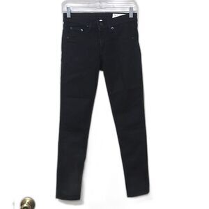 rag & bone jean leggings Black Size 24 Women's Skinny Pull-On Denim Pants Goth